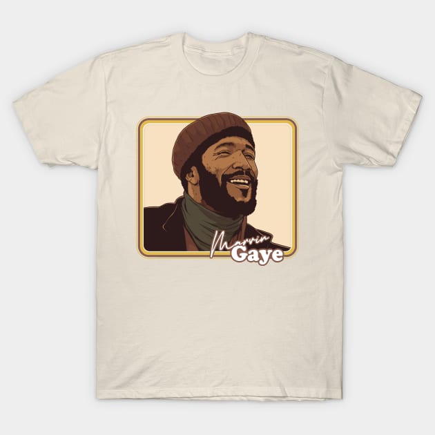 Marvin Gaye /\/\/ Original Retro Fan Artwork T-Shirt by DankFutura